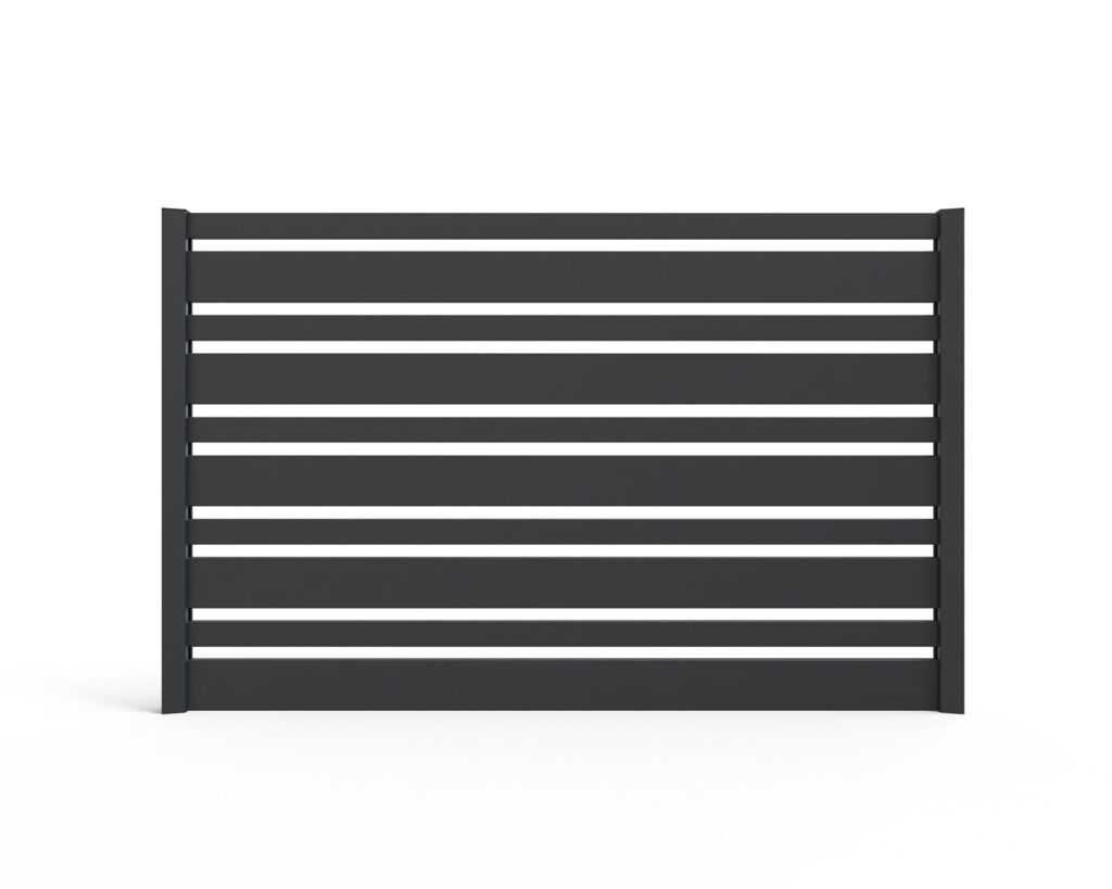 Aluminijumski panel Lux Line Duo sa kombinacijom letvica različitih širina — Savalux