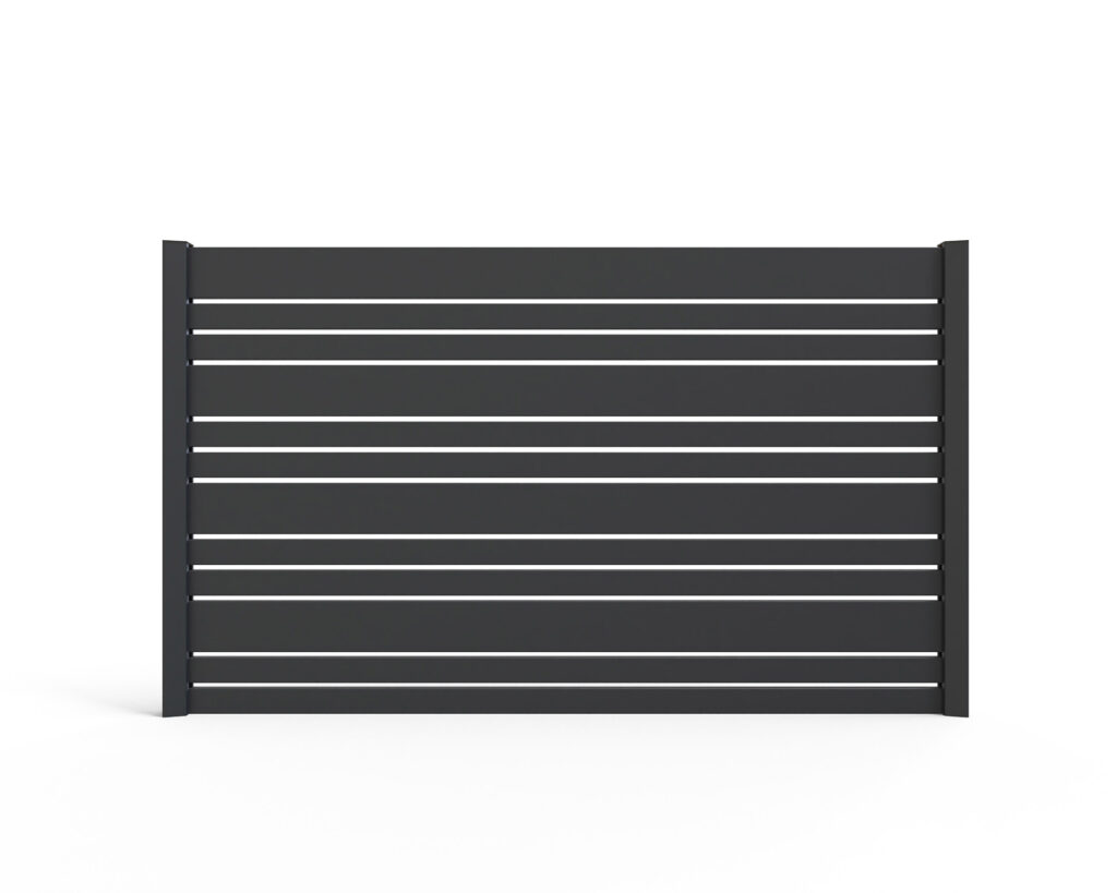 Aluminijumski panel Lux Line Duo Plus sa ritmičnim rasporedom letvica — Savalux